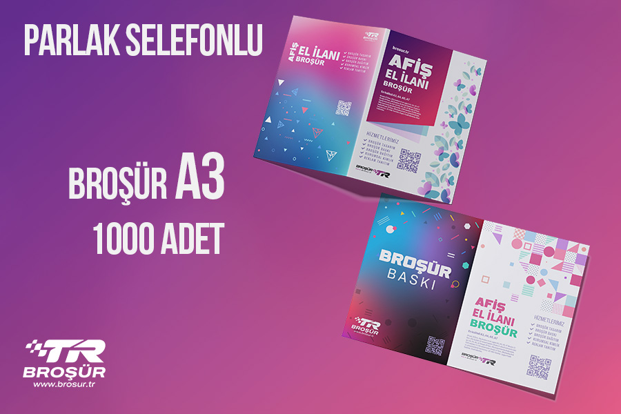 brosur.tr - BROŞÜR A3 PARLAK SELEFONLU 1000 ADET