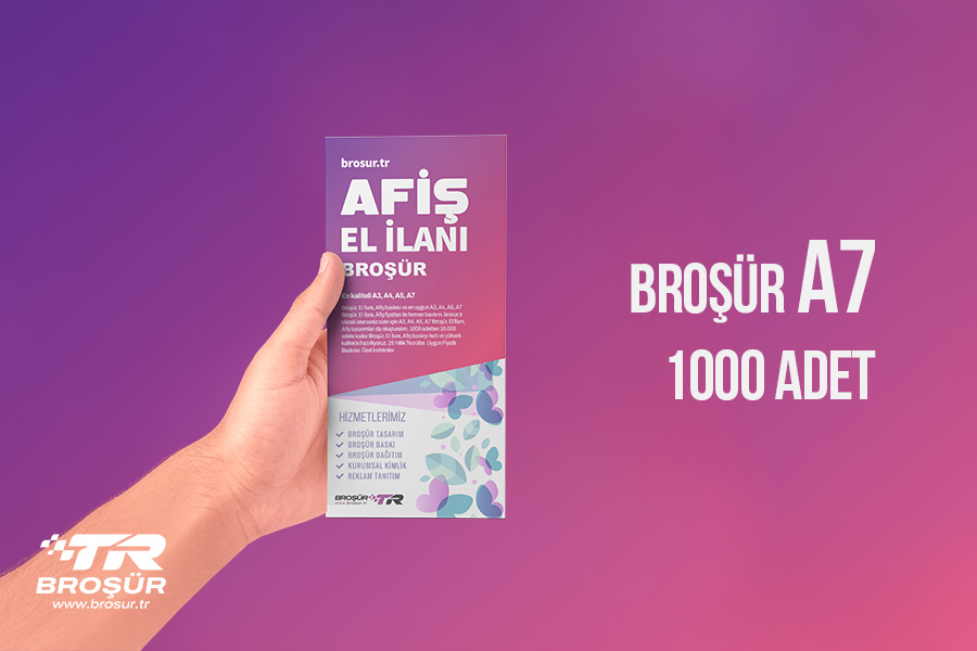 brosur.tr - BROŞÜR A7 1000 ADET