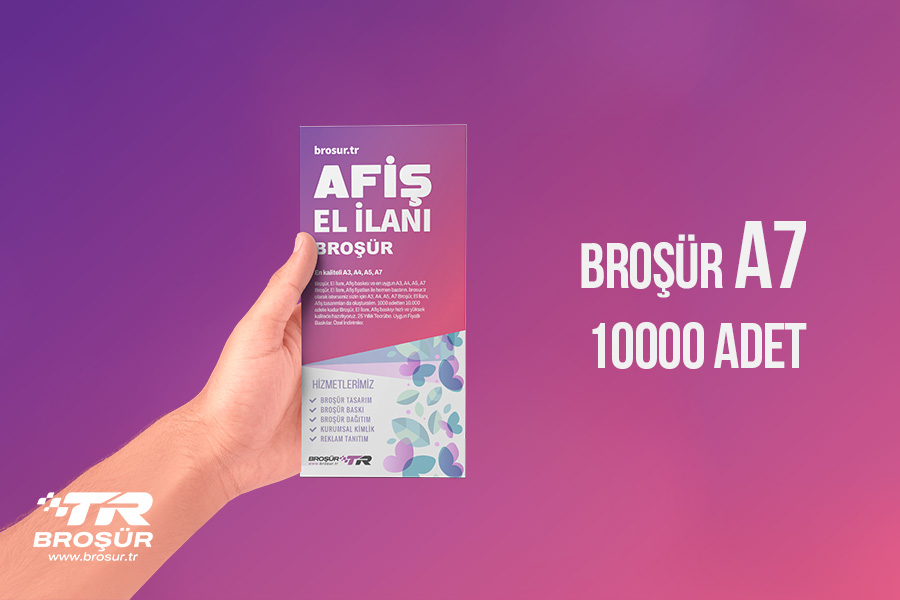 brosur.tr - BROŞÜR A7 10000 ADET