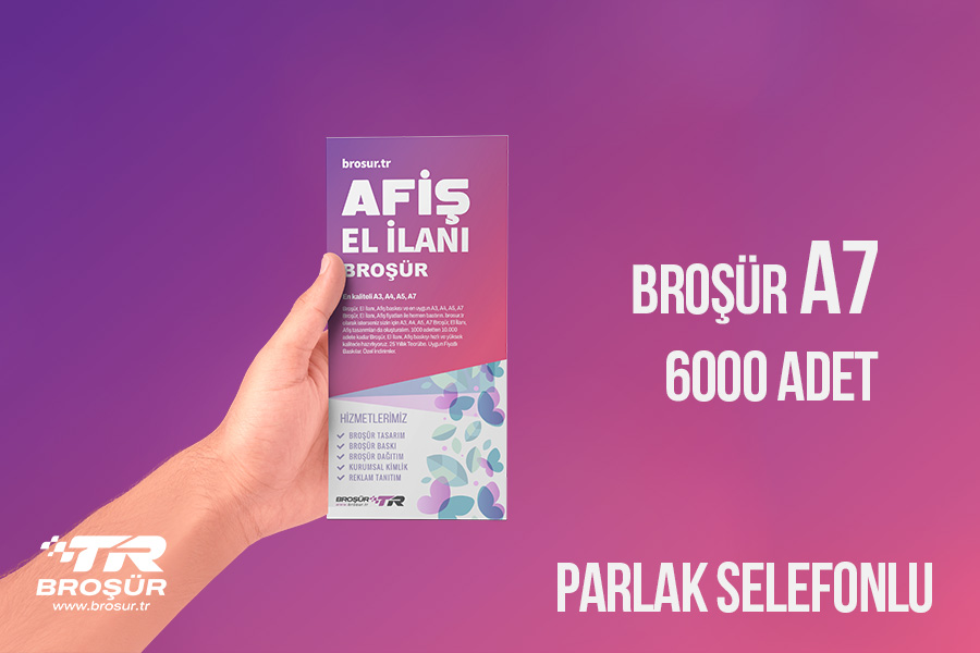 brosur.tr - BROŞÜR A7 PARLAK SELEFONLU 6000 ADET