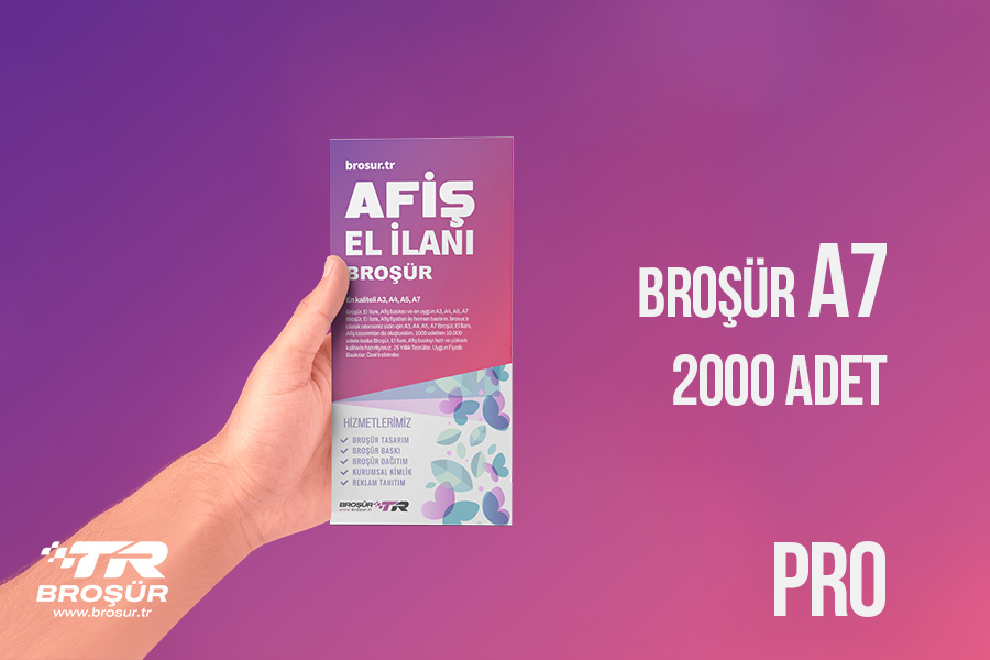 brosur.tr - BROŞÜR A7 PRO 2000 ADET