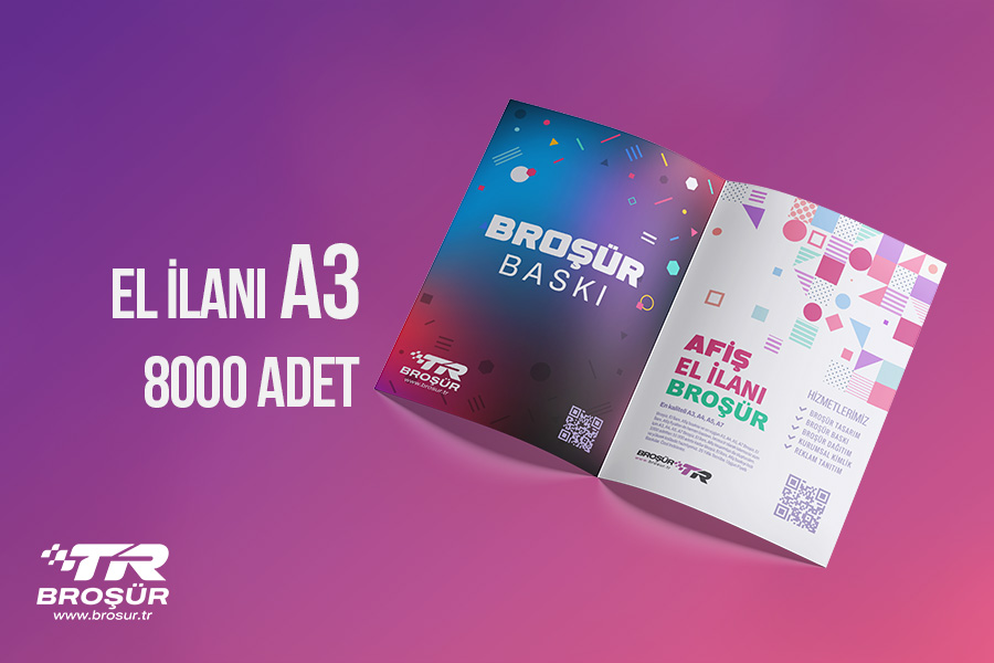 brosur.tr - EL İLANI A3 8000 ADET